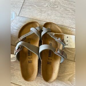 Birkenstock Mayari sandals color: stone size: 37